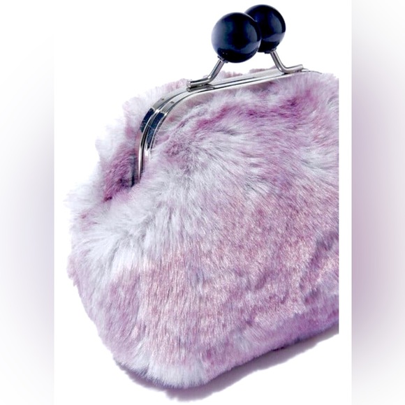 NWT VERY CUTE FUR EFFECT COIN PURSE - Picture 7 of 8